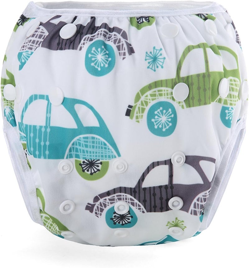 storeofbaby Reusable Swim Diapers Covers Waterproof Swimming Pants for 8-36lbs Unisex Baby Pack of 2 - Image 3